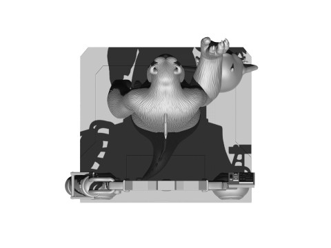 Monsters Inc for 3D printing STL 3D Print Model