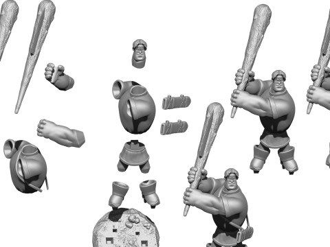 Alyosha Popovich for 3D printing STL 3D Принт Модель
