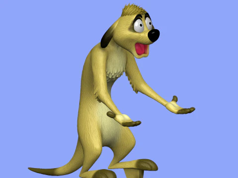 3D 프린팅을 위한 티몬과 품바 3D 프린트 모델