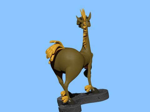 Horse Julius for 3D printing Modèles 3D en vedette