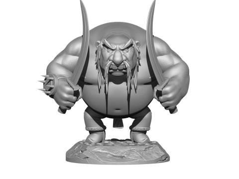 Tugarin the Serpent for 3D print STL Model do druku 3D
