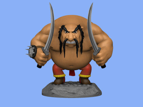 Tugarin the Serpent for 3D print STL Model do druku 3D