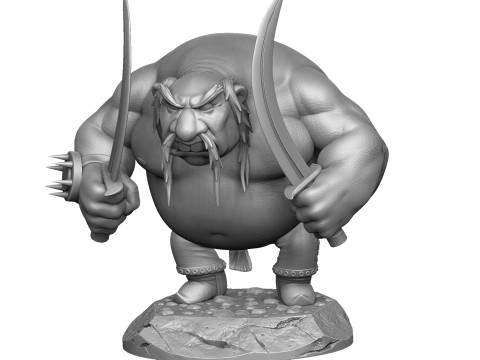 Tugarin the Serpent for 3D print STL Model do druku 3D