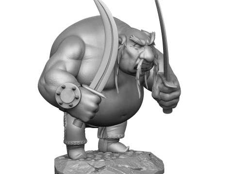 Tugarin the Serpent for 3D print STL 3D Print Model