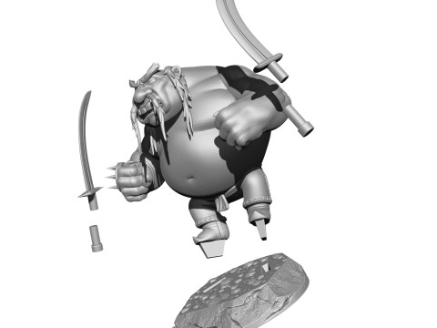 Tugarin the Serpent for 3D print STL Model do druku 3D