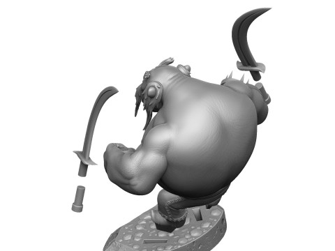 Tugarin the Serpent for 3D print STL Model do druku 3D