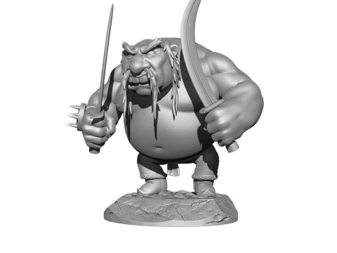 Tugarin the Serpent for 3D print STL 3D Print Model