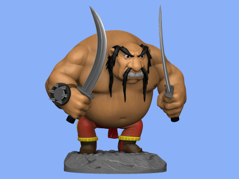 Tugarin the Serpent for 3D print STL Model do druku 3D