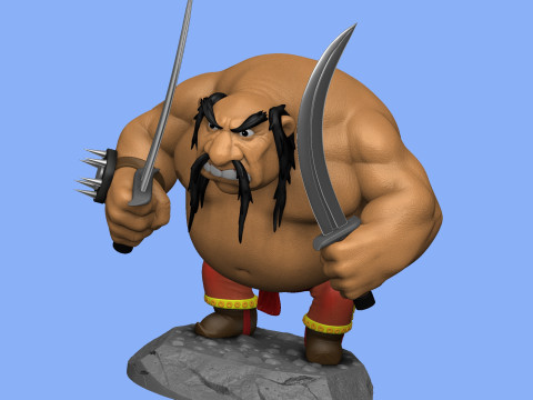 Tugarin the Serpent for 3D print STL Model do druku 3D