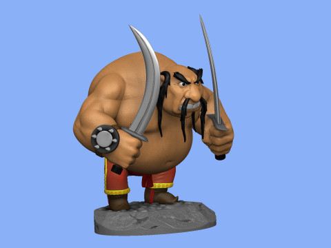 Tugarin the Serpent for 3D print STL Model do druku 3D