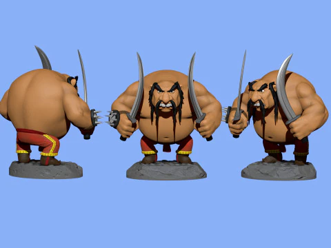 Tugarin the Serpent for 3D print STL 3D Print Model