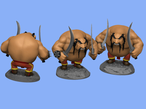 Tugarin the Serpent for 3D print STL Model do druku 3D