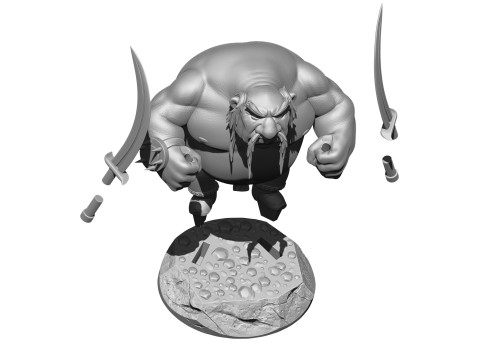 Tugarin the Serpent for 3D print STL Model do druku 3D