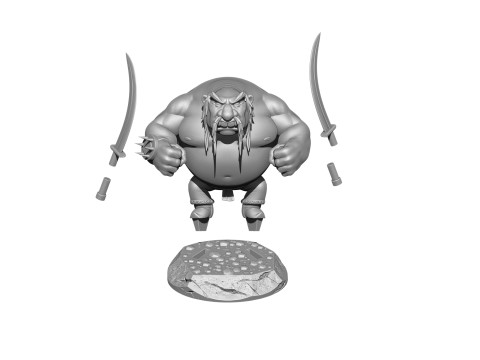 Tugarin the Serpent for 3D print STL Model do druku 3D