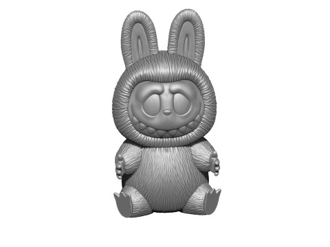 LABUBU FOR 3D PINT STL 9 CHARACTERS 2 POSES 3D Print Model