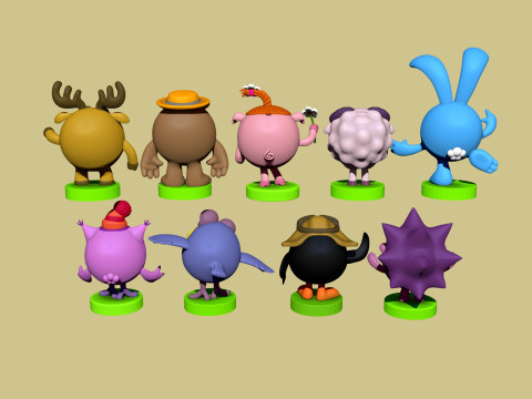 SMESHARIKI FOR 3D PRINTING STL 3D printmodel