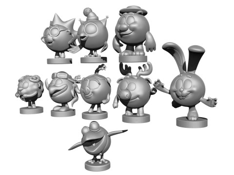 SMESHARIKI FOR 3D PRINTING STL 3D printmodel