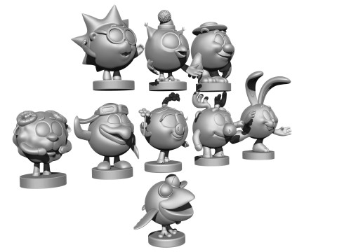 SMESHARIKI FOR 3D PRINTING STL 3D printmodel