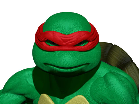 Ninja Turtles 1990 STL 3D Print Model