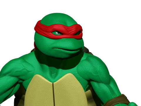 Ninja Turtles 1990 STL 3D Print Model