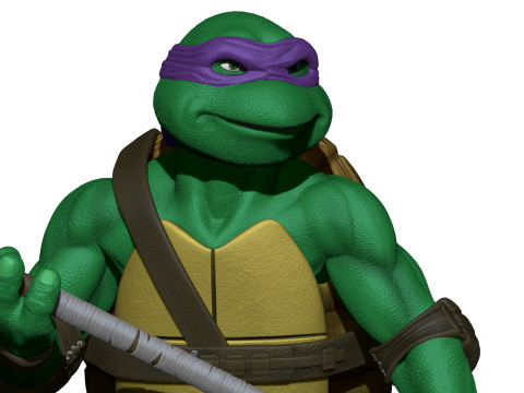 Ninja Turtles 1990 STL 3D Print Model