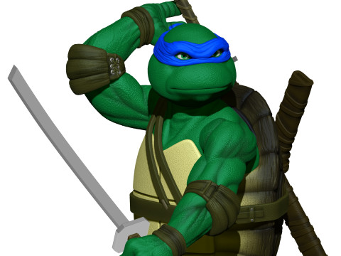 Ninja Turtles 1990 STL 3D Print Model