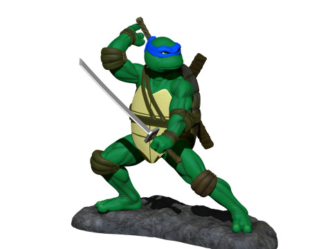 Ninja Turtles 1990 STL 3D Print Model