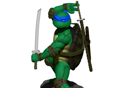 Ninja Turtles 1990 STL 3D Print Model