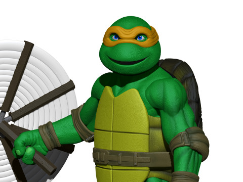 Ninja Turtles 1990 STL 3D Print Model