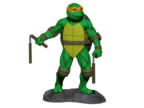 Ninja Turtles 1990 STL 3D Print Model