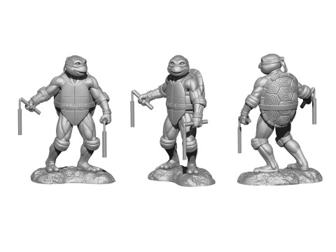 Ninja Turtles 1990 STL 3D Print Model