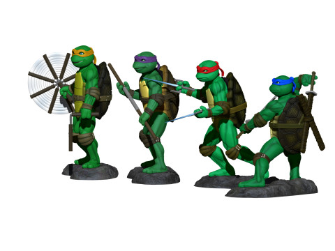 Ninja Turtles 1990 STL 3D Print Model