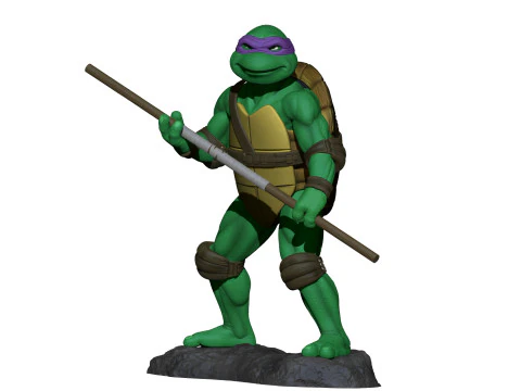 Donatello 1990 STL 3D Print Model
