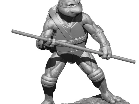 Donatello 1990 STL 3D Print Model