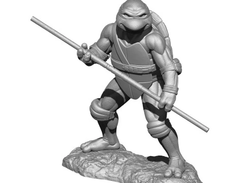 Donatello 1990 STL 3D Print Model