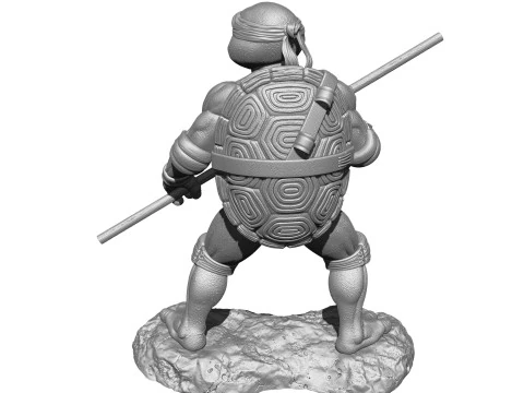 Donatello 1990 STL 3D Print Model