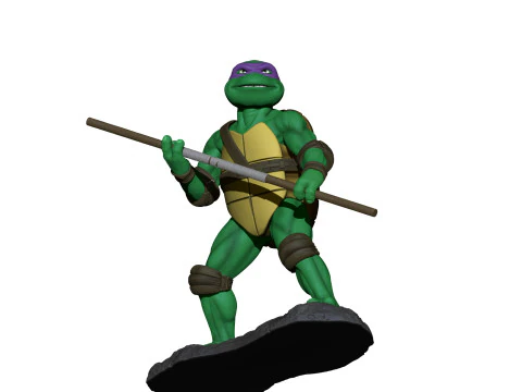 Donatello 1990 STL 3D Print Model