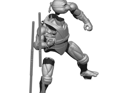 Donatello 1990 STL Model Cetak 3D