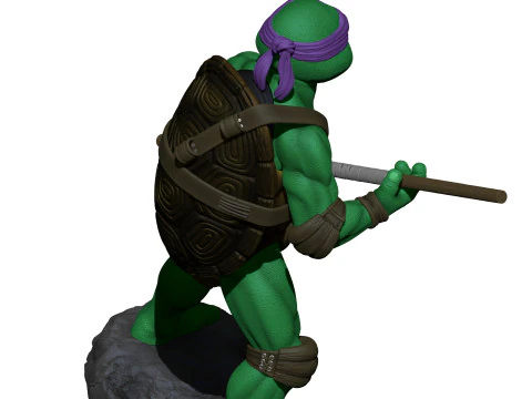 Donatello 1990 STL 3D Print Model
