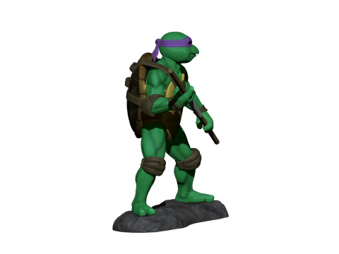 Donatello 1990 STL 3D Print Model