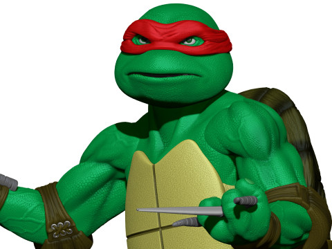 Raphael 1990 stl 3D Print Model