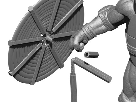 Michelangello 1990 STL 3D Print Model