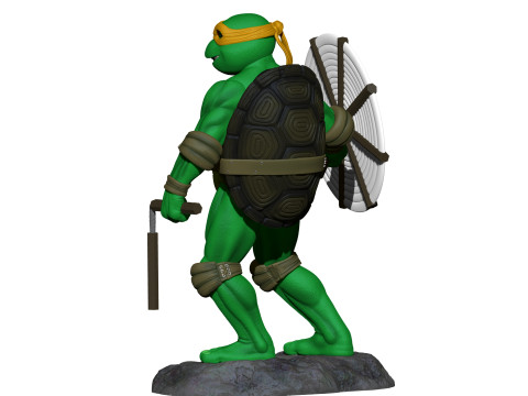 Michelangello 1990 STL 3D Print Model