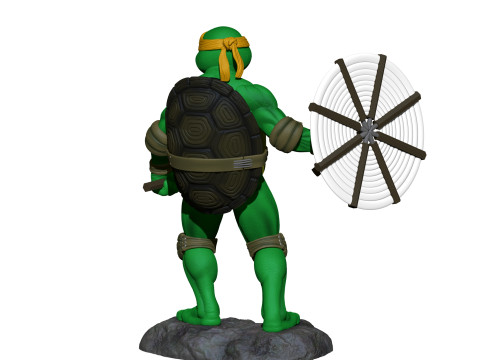Michelangello 1990 STL 3D Print Model