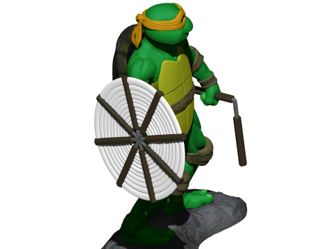 Michelangello 1990 STL 3D Print Model
