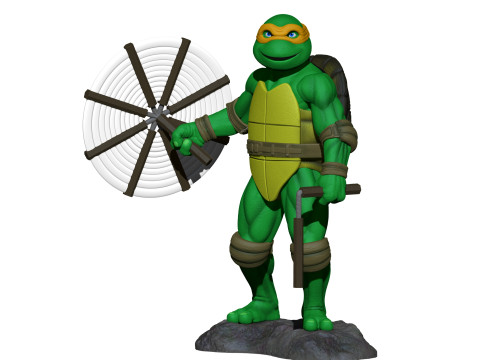 Michelangello 1990 STL 3D Print Model