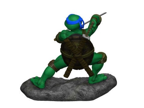 Leonardo TMNT 1990 STL 3D Print Model