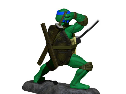 Leonardo TMNT 1990 STL 3D Print Model