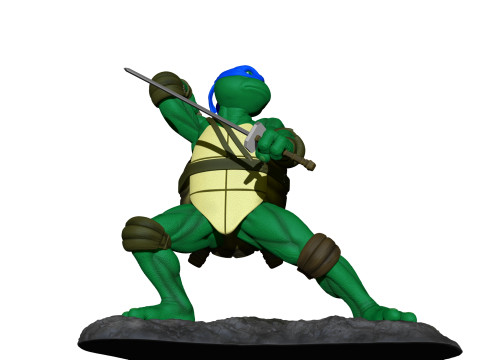 Leonardo TMNT 1990 STL 3D Print Model