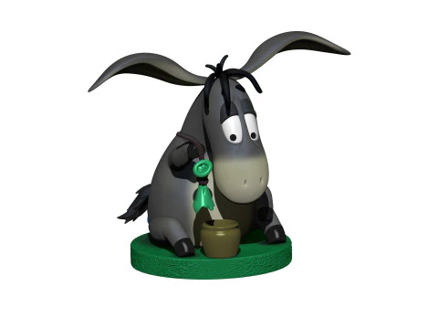 Eeyore for 3D printing STL 3 options 3D Print Model